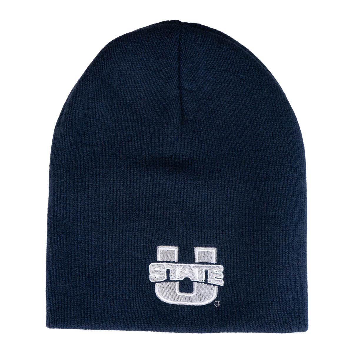 u-state legacy no cuff knit navy unisex beanie
